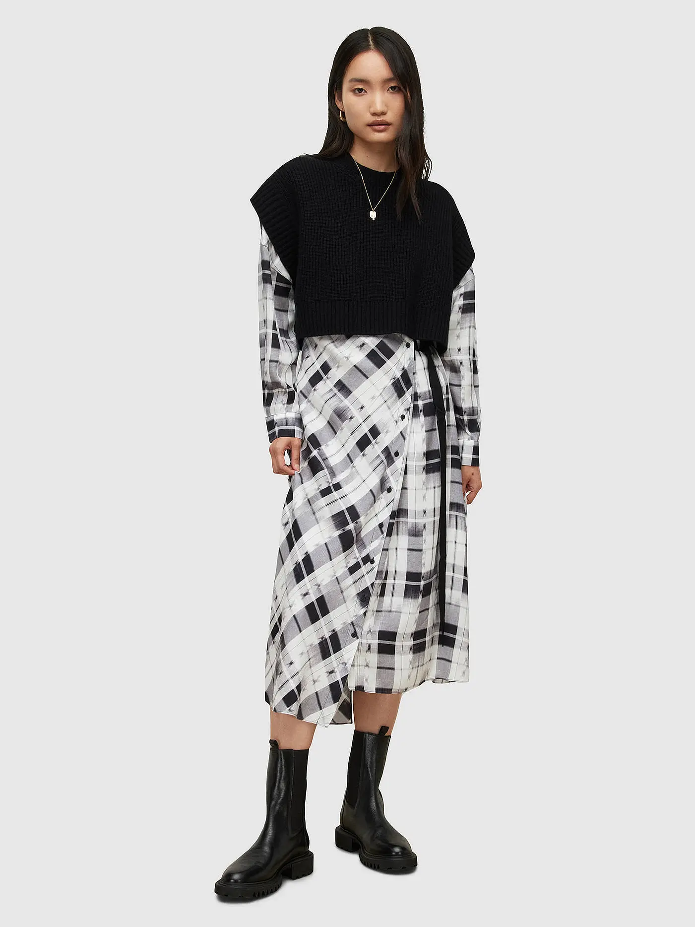 ALLSAINTS | Maxikleid PENNY BLUR | 